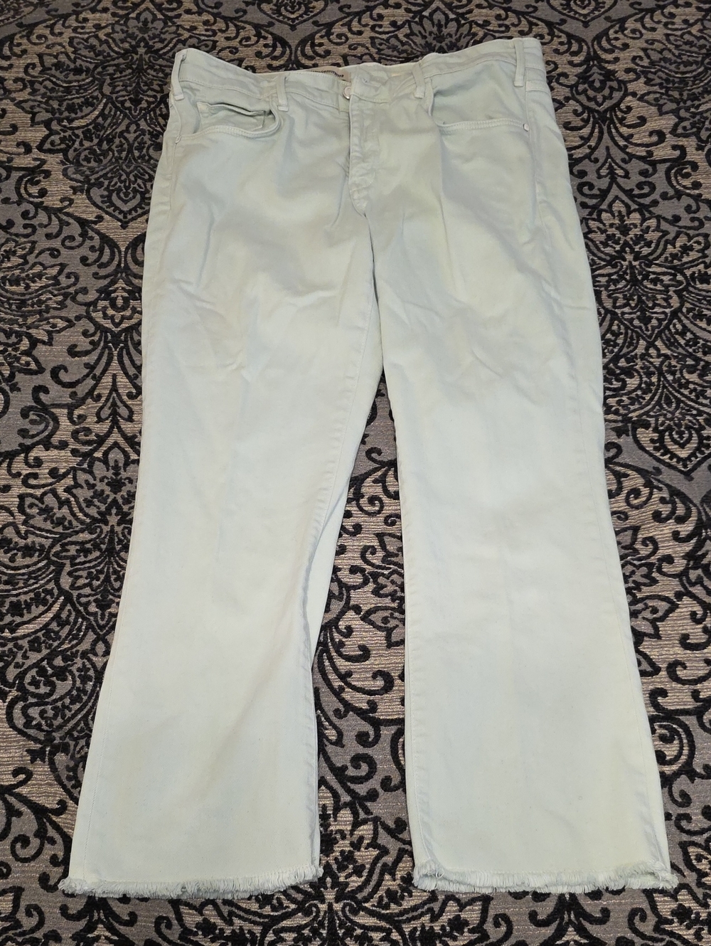 Pilcro Women's Mint Flare Jeans